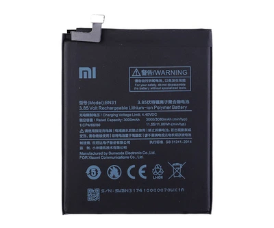 Батарея Xiaomi BN31 для Redmi Note 5A, Mi 5X, Mi A