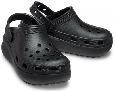 Дитячі крокси для дівчинки Crocs Classic Crush Clog Black (33/34, чорний)