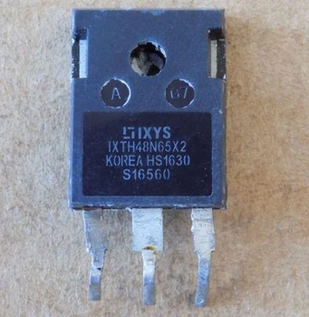Транзистор IXTH48N65X2 ( 48N65 ) оригинал демонтаж(650V,48A), TO247 б/у