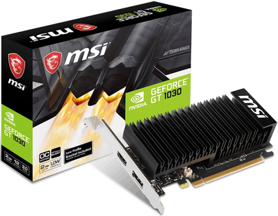Відеокарта MSI GeForce GT 1030 Low Profile OC 2GB DDR4 (GT 1030 2GHD4 LP OC)