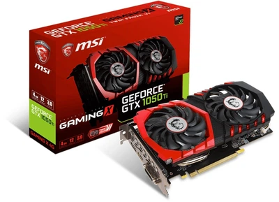 Відеокарта MSI GeForce GTX 1050 Ti GAMING X 4GB GDDR5 (GTX 1050 TI GAMING X 4G), Б/в