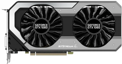 Відеокарта Palit GeForce GTX 1060 Super JetStream 6GB GDDR5 (NE51060S15J9-1060J), Б/в