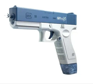 Водний електричний Пістолет на Акумуляторі Water Gun Glock з 2 обоймами для води