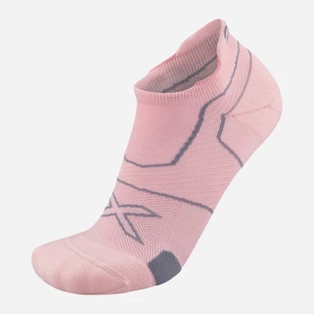 Носки мужские короткие 2XU Vectr Cushion No Show Socks UA5043e_DYP/GRY XL Розовые (9336340665533)