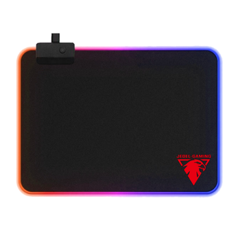 Коврик для мыши 350*250мм с яркой RGB-подсветкой Jedel MP-01 Черный