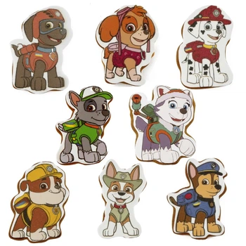 Набор пряников с принтом Щенячий патруль (Paw Patrol) (45 г/шт) (8 шт/уп)
