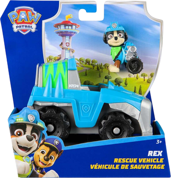 Ігровий набір Paw Patrol базовий рятівний автомобіль з водієм Рекс (SM97237/6071216)