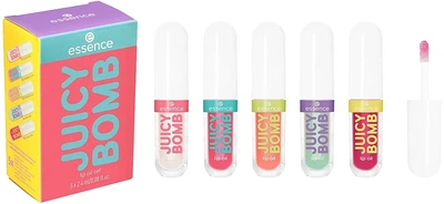 Набор для губ - Essence Lip Oil Set Juicy Bomb (lip oil/5x2.4ml) (1305772-27445728)