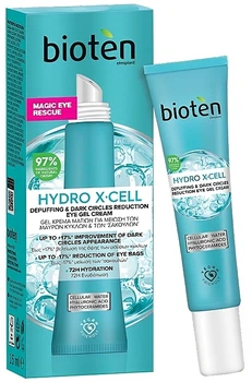 Крем-гель под глаза от темных кругов и отеков - Bioten Hydro X-Cell Depuffing & Dark Circles Reduction Eye Gel Cream 15ml (1281119-141216)