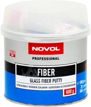Шпаклёвка Novol Glass (стекловолоконная, стартовая) 0.6 л (1222)