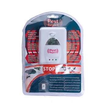 Електромагнітний відлякувач комах Pest Reject 10.5х6.5 см 554 від Мух, Комарів, Тараканів, Муравїв, Молі, Мошок, Москітів, Ос, Жуків