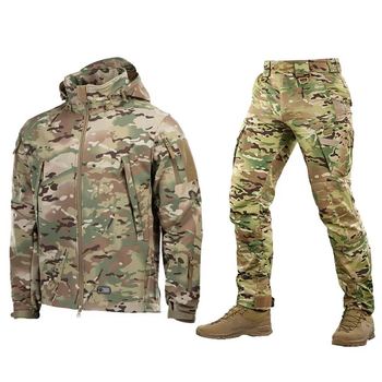 Форма M-Tac Куртка SoftShell + Штані Aggressor Gen.II мультикам розмір XL