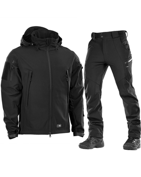 Форма M-Tac SoftShell Куртка з капюшоном та Штани чорна розмір 2XL