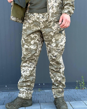 Утеплені Штани B&L SoftShell на флісі піксель розмір 5XL