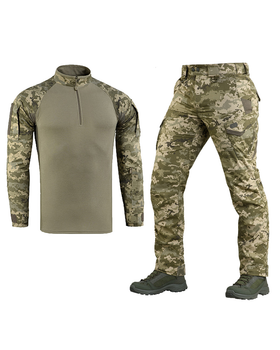 Костюм M-Tac Убакс Gen.II Piquet + Брюки Aggressor Gen.II піксель розмір S