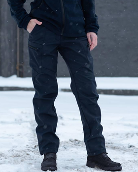 Утеплені Жіночі Штани Military R SoftShell сині розмір 2XS