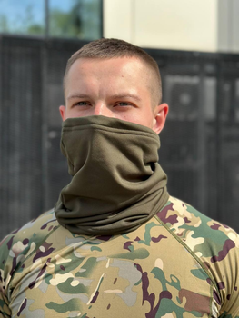 Баф на мікро-флісі олива розмір універсальний