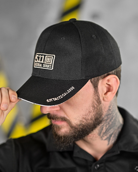 Бейсболка 5.11 Tactical Series чорна розмір універсальний