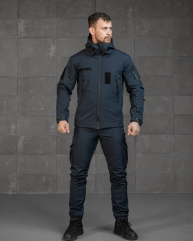 Форма ДСНС Bandit SoftShell Куртка з липучками під шеврони + Штани синя розмір XL