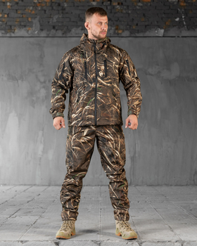 Маскувальний Костюм Statix SoftShell Куртка з капюшоном + Штани камуфляж розмір M