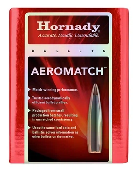 Пуля Hornady AEROMATCH HPBT кал. 6.5 (.264) масса 140 гр (9 г)