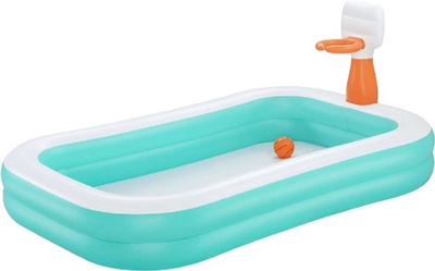Дитячий басейн Bestway 54445 Dunk'N Splash 251 x 168 x 102 см (6903317619597)