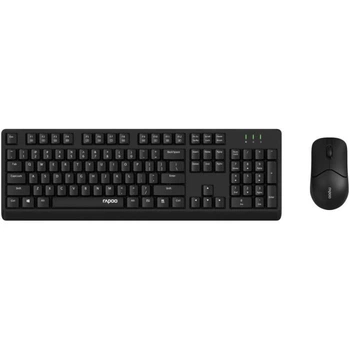 Комплект (клавіатура, миша) бездротовий Rapoo X1500S Wireless чорний (X1500S Black) 309006