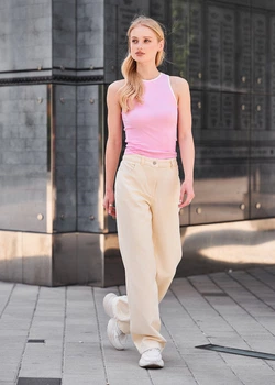 Жіночі джинси Staff vin milk wide-leg L (SNT0598)