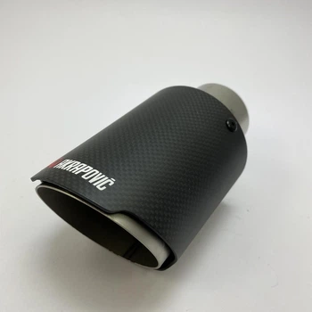 Насадка наконечник глушителя Akrapovic 54-89ZB carbon d54мм L170мм зовн d89мм на выхлопную трубу SV0375