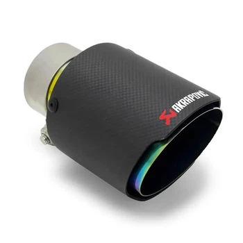 Насадка наконечник глушителя Akrapovic AK 63-101 ZBDC d63мм L170мм зовн d101мм на выхлопную трубу SV0650