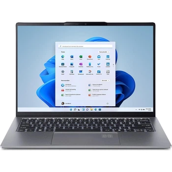 Ноутбук Acer Swift Go 14 AI OLED SFG14-64-R6AX (NX.JDAEX.002), AMD Ryzen AI 5 340 / 14″ / RAM 16 ГБ / SSD 512 ГБ / AMD Radeon 840M / Windows 11 Home / Sparkly Silver