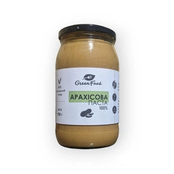 Арахісова паста класична (Арахісове масло) 900 грам - GreenFood