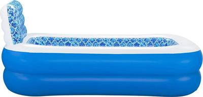 Басейн надувний сімейний Bestway 54451 прямокутний 229 x 152 x 96 см (6941607353455)
