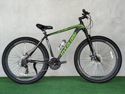 Велосипед міський Mercury S700 OVERLORD 29" AL рама 20" касета Shimano 24 швидкості чорно-зелений