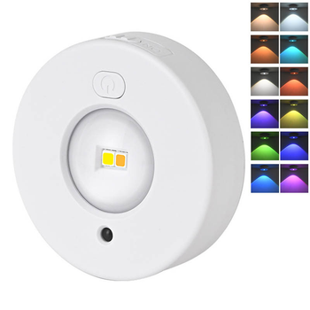 Світильник настінний світлодіодний LED MZ-L3301 with remote control (3LC+RGB/1PCS) Білий