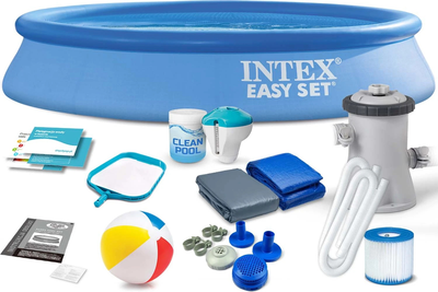 Садовий наливний басейн Intex 28118 305 x 61 см 16 в 1 (5903890604646)