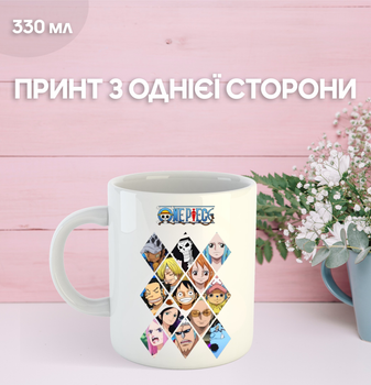 Кружка Ван Пис One Piece аниме с принтом керамическая чашка 330 мл Uk_1021