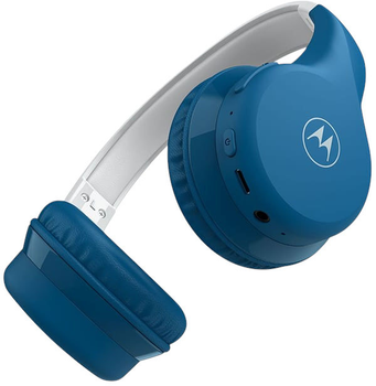 Навушники Motorola Moto JR300 Blue-Grey (5055374713358)