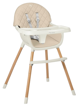 Krzesełko do karmienia Ricokids Nukido Lilo Beżowe (5903890621407)