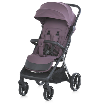 Коляска детская El Camino BEYA Vintage Plum прогулочная с чехлом для ножек в комплекте Фиолетовая (ME 1127-B)