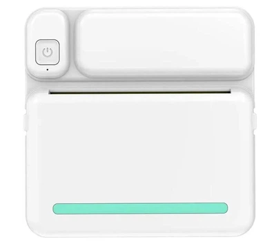 Кишеньковий квадратний термопринтер C19 Bluetooth Blue 0856