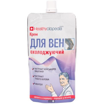 Крем для вен Healthyclopedia охолоджуючий 100 мл