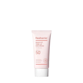 Крем солнцезащитный с персиковым подтоном Real Barrier Peach Fit Tone-Up Sun Cream 50 мл