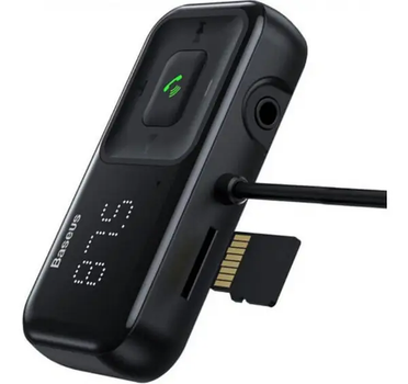 FM-трансмитер Baseus T Shaped S-16 Car bluetooth MP3 Player чорный (CCMT000201)