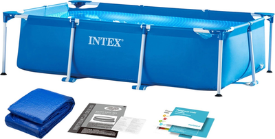 Basen stelażowy Intex 28271 260 x 160 x 65 cm 2 w 1 Blue (5902854511143)