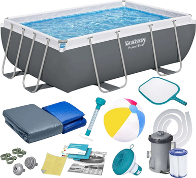 Basen stelażowy Bestway 56629N 282 x 196 x 84 cm 16 w 1 (5903890615826)