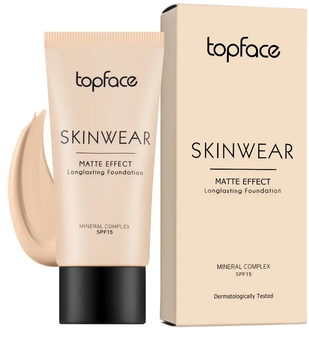 Тональный крем TopFace Skinwear Matte Effect SPF 15 PT468 № 01, 30 мл