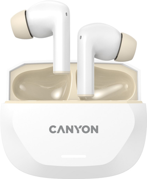 Słuchawki Canyon Hexagon 7 White (CNS-TWS7WB)