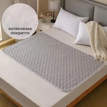 Багаторазовий вологопоглинальний килимок 70х90 сірий