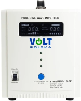 UPS Volt Polska SINUS PRO 1500 E 12/230V 1000/1500 (3SP091512E) UPS Volt Polska SINUS PRO 1500 E 12/230V 1000/1500 (3SP091512E)